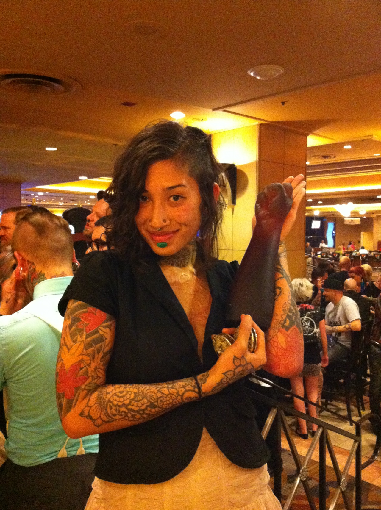 Sammy and her new fist